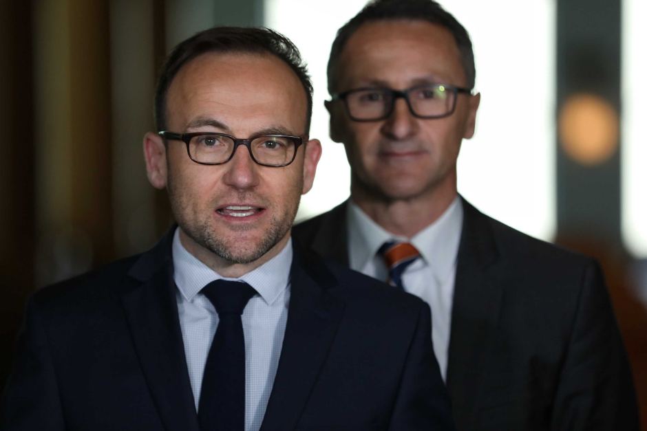 Adam Bandt replacing Richard Di Natale as leader of the Greens gives the party a rare chance for policy renewal. (Photo: ABC News: Luke Stephenson)