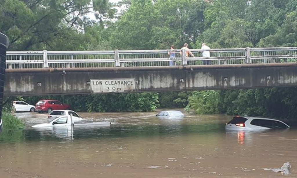 Thumbnail for Body found, one person missing, as floods force evacuations