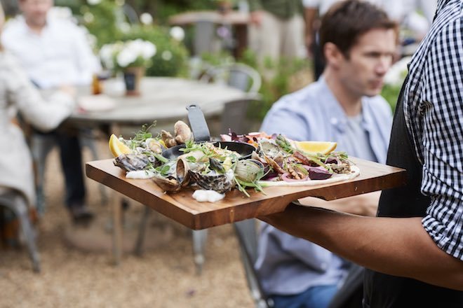 Fresh food paired with perfect wines grown on Waiheke Island. (Photo: WellTravelled.Media)