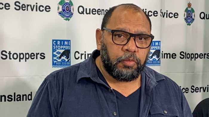 Uncle Nick, a representative of the family of a boy found dead on a Goodstart childcare bus in Cairns, says the family are grateful for the love and support of the local community. (Photo: ABC)