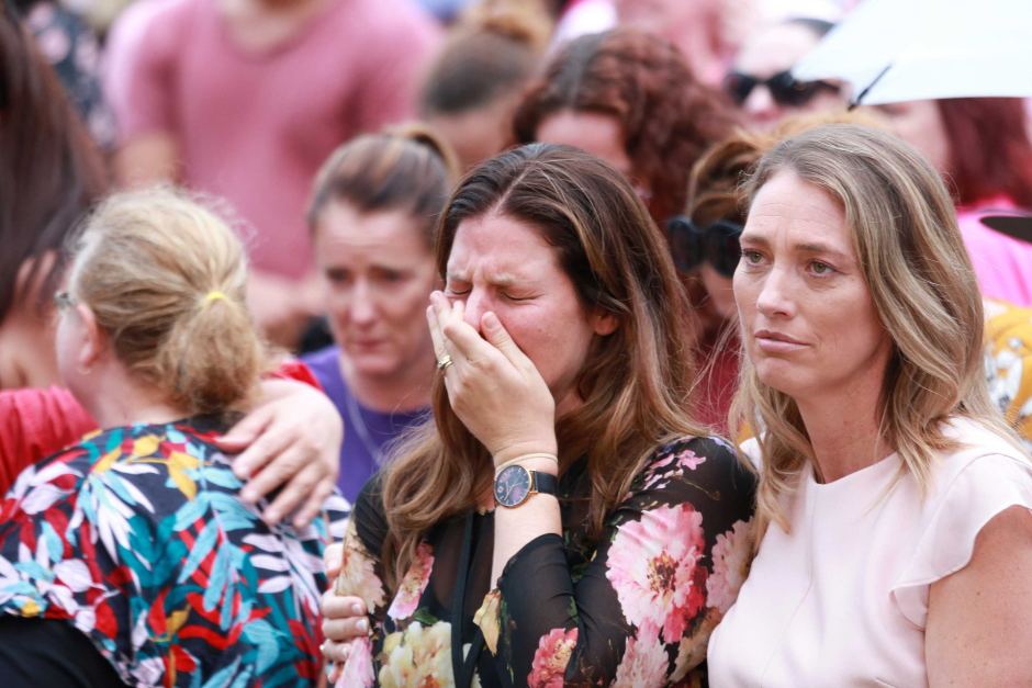 Thumbnail for Tears for the innocents at vigil for ‘beautiful’ mum and her ‘joyful’ kids