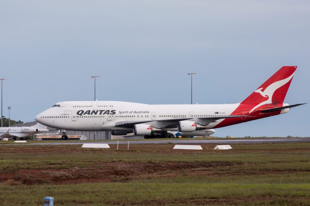 Thumbnail for Qantas slashes overseas flights, CEO hands back his salary