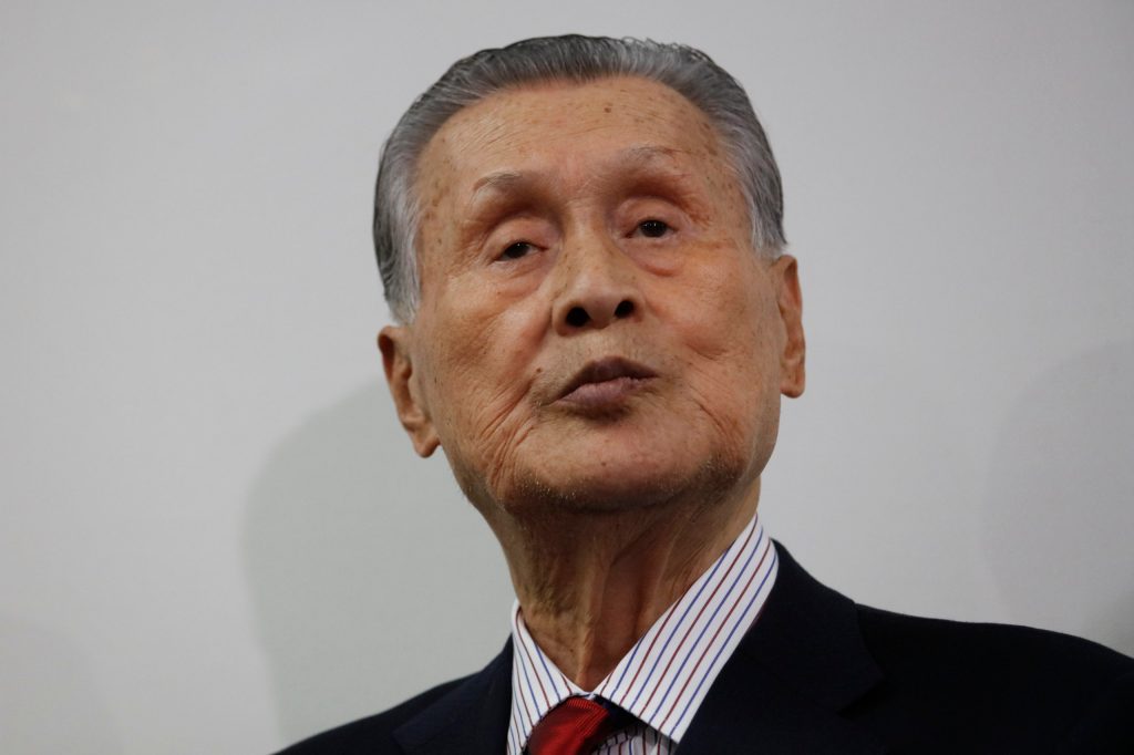 Tokyo Olympics chief Yoshiro Mori says 2020 Games must go ahead next year, or not at all. (AP PHOTO)
