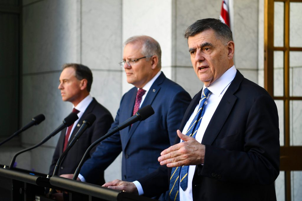 Australia's Chief Medical Officer Professor Brendan Murphy has been told to gather urgent medical advice on Kawasaki disease from Australia and overseas. (Photo: AAP Image/Lukas Coch) 