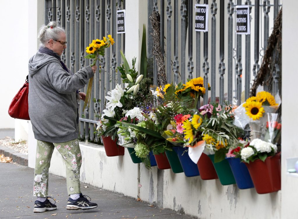 There are tears of relief after the Christchurch terrorist plead guilty to killing 51 worshippers. (Photo: AP PHOTO)