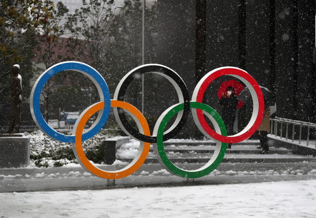 The Tokyo Olympics will allow up to 10,000 spectators at major events for next month's Olympics. (AP PHOTO)