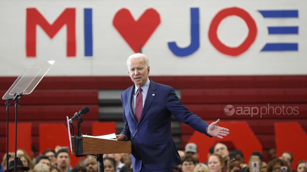 Thumbnail for Biden claims Michigan to open up strong lead in Democrat race