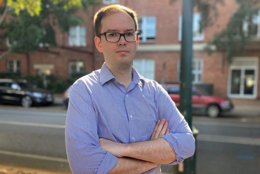 Michael Burrell says doing the right thing by tenants will cost him thousands of dollars. (Photo: ABC News: Lexy Hamilton-Smith)