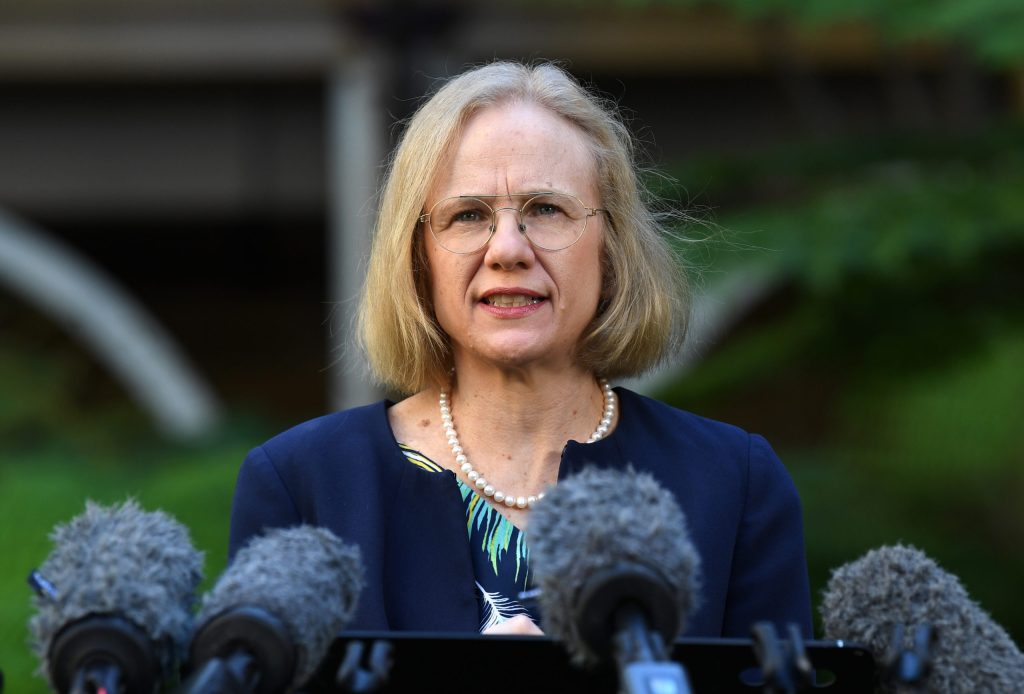 Queensland's success in managing coronavirus has been the result of the expert advice of Chief Health Officer Dr Jeannette Young. (Photo: AAP Image/Dan Peled)