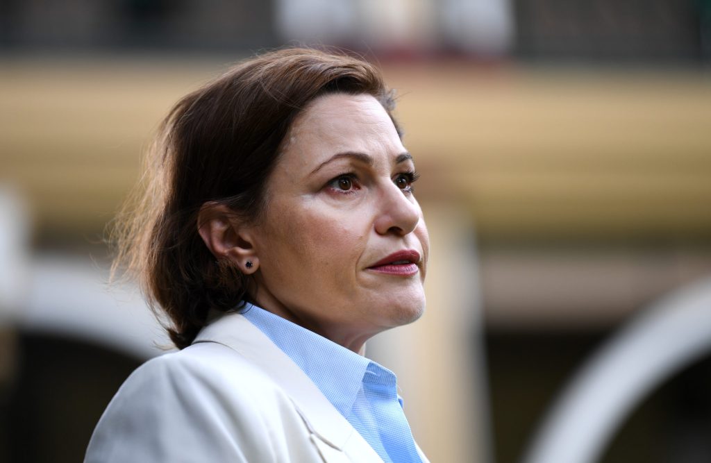 Former Deputy Premier and Treasurer Jackie Trad. (Photo: AAP Image/Dan Peled) 
