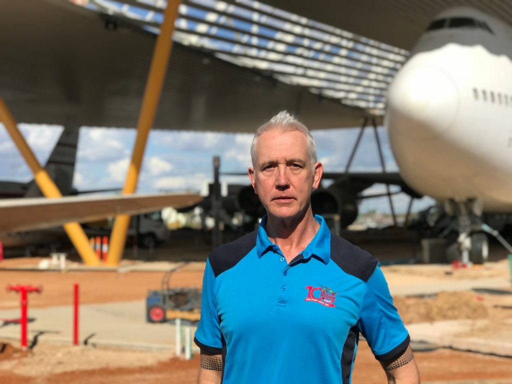 Qantas Founders Museum CEO Tony Martin welcomes by the influx of 'affluent tourists' to Longreach.