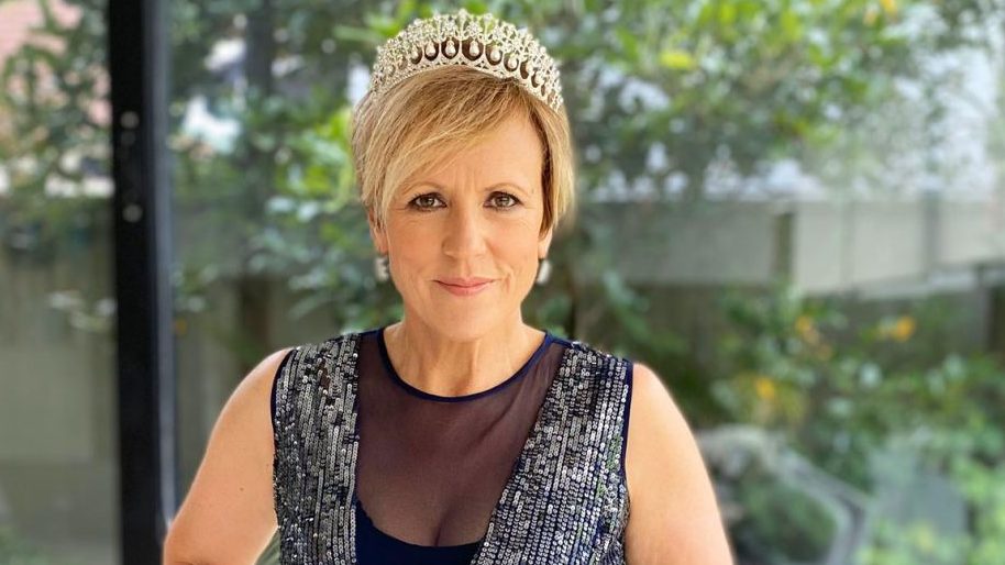 New Zealand TV personality Hillary Barry has driven the Formal Friday craze (Twitter image)