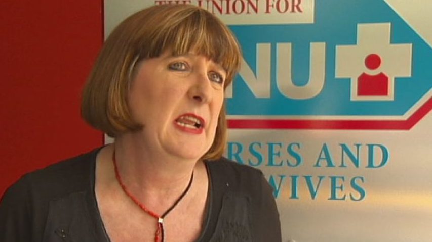 Queensland Nurses and Midwives' Union secretary Beth Mohle. (Photo: ABC)