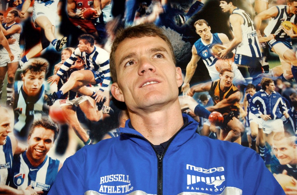 The sad fall of former North Melbourne AFL player and coach Dean Laidley is a cautionary tale. (Photo: AAP Image/Julian Smith) 