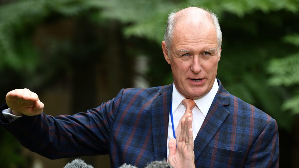 Queensland Health Director-General John Wakefield. (Photo: AAP Image/Dan Peled) 