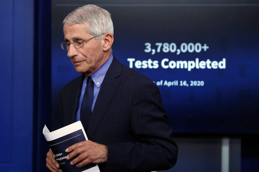 Thumbnail for Trump miffed at health chief Fauci’s high approval ratings
