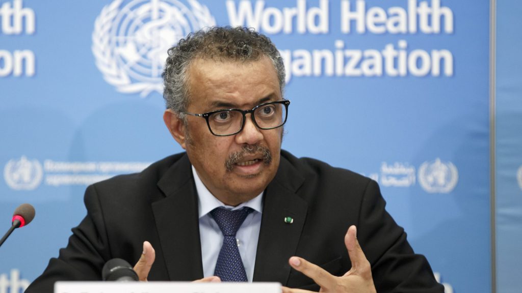 WHO Director General Tedros Adhanom Ghebreyesus says he is optimistic the pandemic will end in 2023.  (Photo: Salvatore Di Nolfi/Keystone via AP, File)