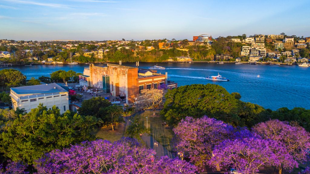 Brisbane Powerhouse hosts the new Vertigo restaurant. 