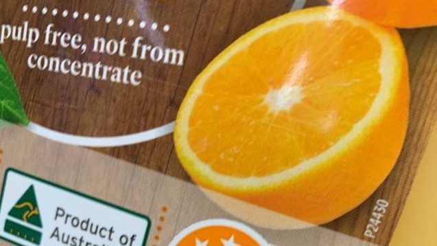 Citrus producers say they are worried that a five-star health rating could be downgraded. Photo: ABC