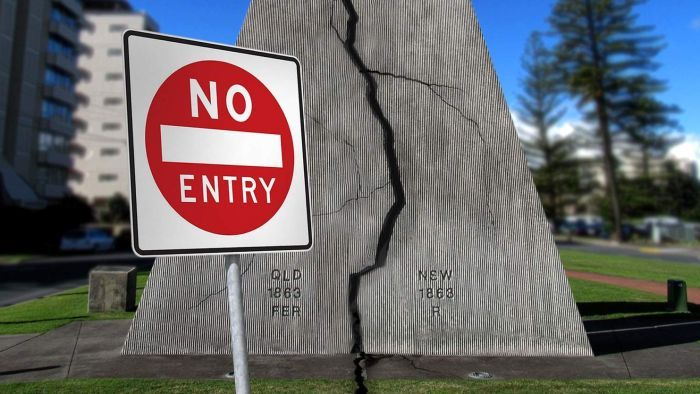 The border between Queensland and New South Wales is closed to non-essential travel. (Photo: Array)