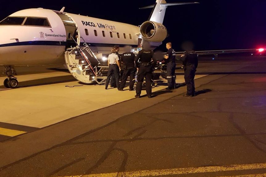 Thumbnail for Airlifted to Brisbane, five miners fight for life after Moranbah coalface blast
