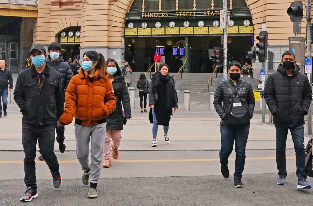 Covid numbers are on the rise, particularly in the northern hemisphere. (Photo: AAP Image/Scott Barbour) 