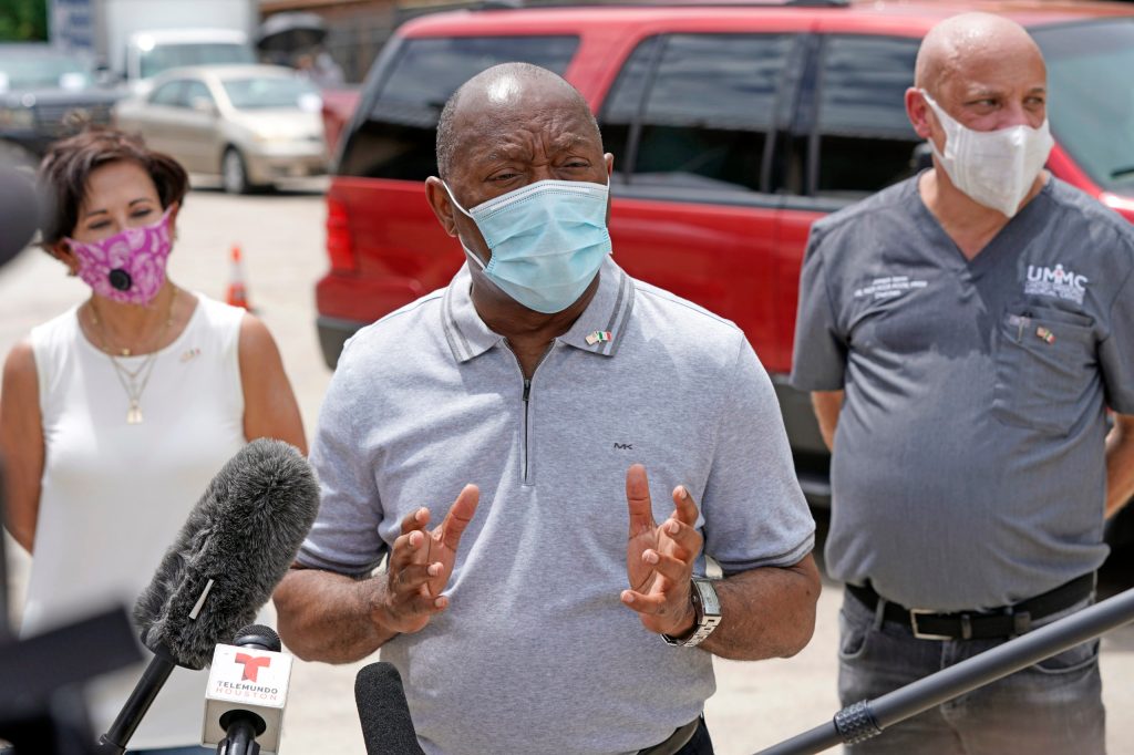 Texas Governor Greg Abbott has rolled back easing of coronavius social restrictions as cases climbed to record levels after the state embarked on one of America's fastest reopenings. (Photo: AP Photo/David J. Phillip)