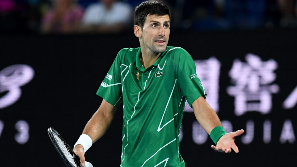 Thumbnail for Grand sham: Djokovic exemption to play in Australian Open splits tennis world