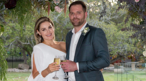 Thumbnail for Here’s to the bride and Zoom – the inside story of our very digital wedding