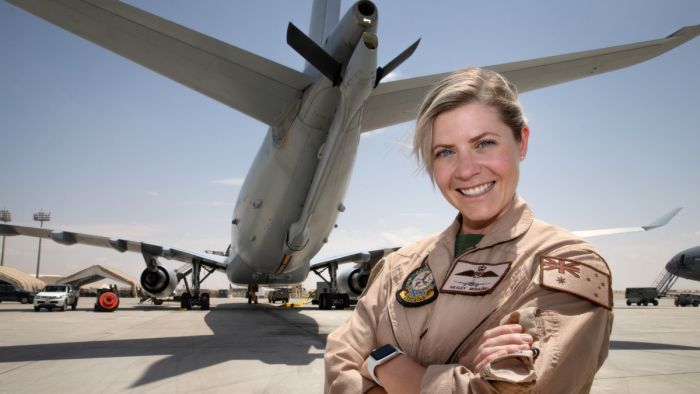 Thumbnail for Sunshine Coast pilot is breaking barriers flying ‘Beast of the Middle East’