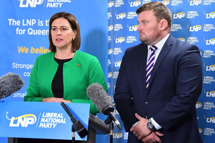 LNP president David Hutchinson resigned under pressure over his links to Clive Palmer and criticism of LNP Leader Deb Frecklington. (Photo: Darren England/AAP Image)