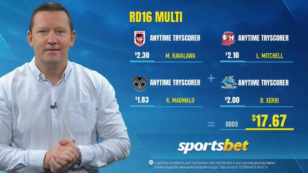 Sportsbet's Joel Caine is a familiar face on our rugby league telecasts.