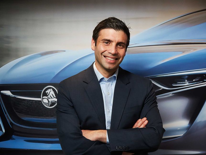 Holden's interim managing director Kristian Aquilina. (Photo: ABC)