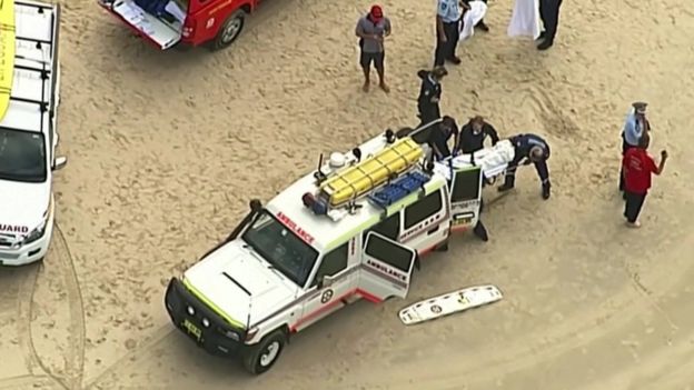 Thumbnail for Drones, jet skis patrolling coast for killer great white, beaches closed