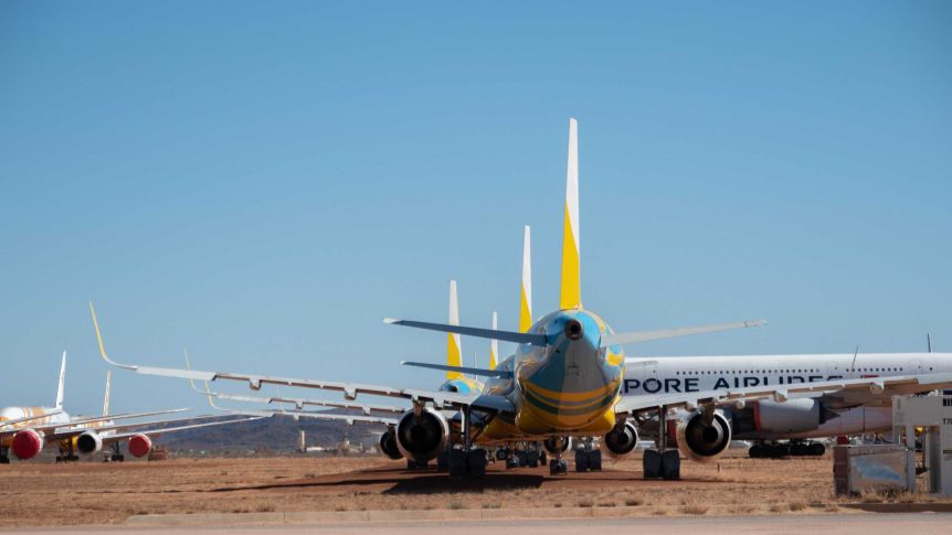 Thumbnail for It’s not the Mojave Desert, so why are dozens of airliners parked in Alice Springs?
