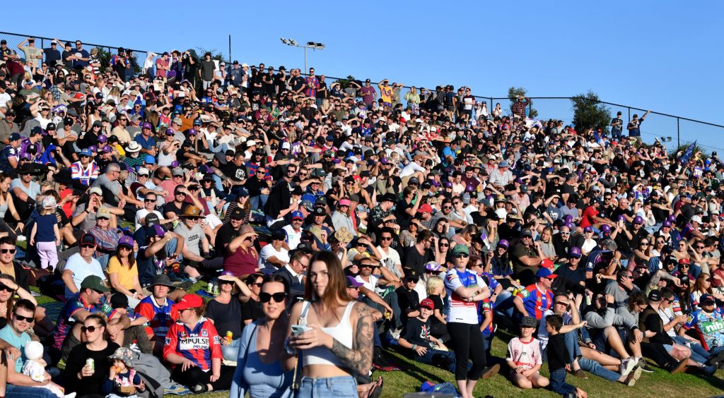 Thumbnail for Coast’s perfect day for the footy, but not so great for social distancing