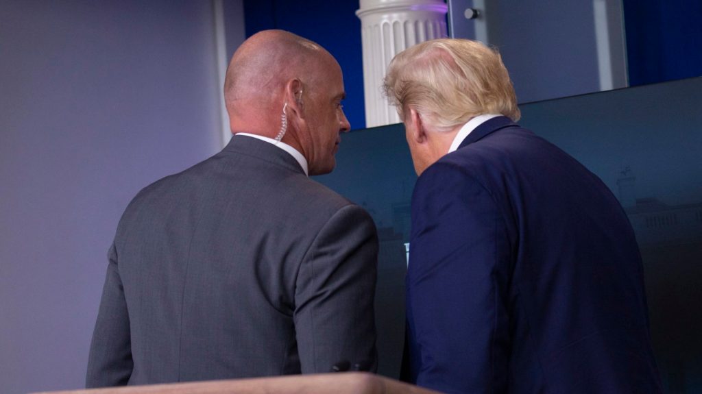 Thumbnail for Trump whisked to safety in White House shooting drama