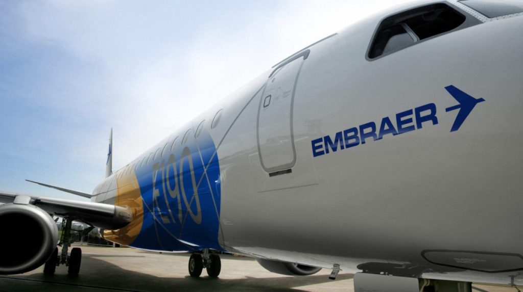 The Embraer E190 bought by Alliance. Image: Alliance Airlines.