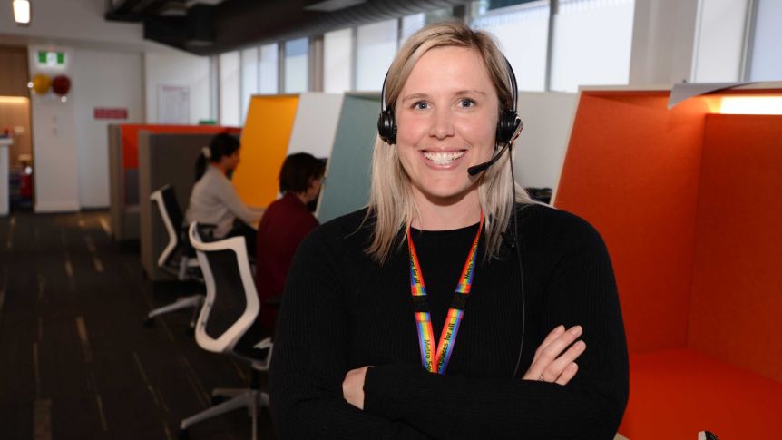 As well as identifying close contacts, contract tracers like Greta Beaverson can help connect people with support services. (Photo: Supplied: Metro South Public Health Unit)