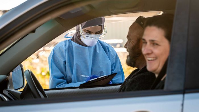 Thumbnail for Experts see ‘light at end of tunnel’ as infections hit three-month low