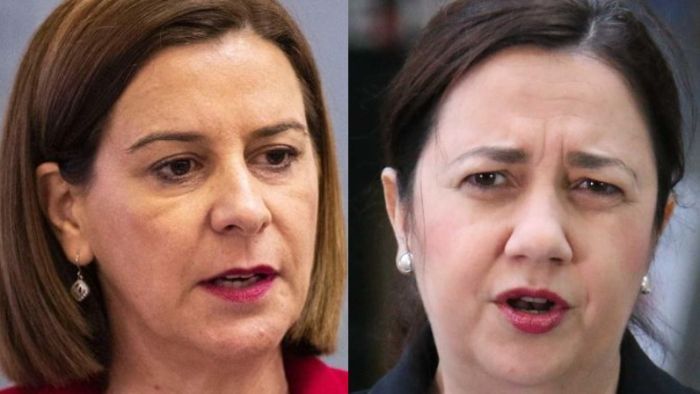 LNP leader Deb Frecklington (left) and  Labor leader Annastacia Palaszczuk. (Photo: ABC)