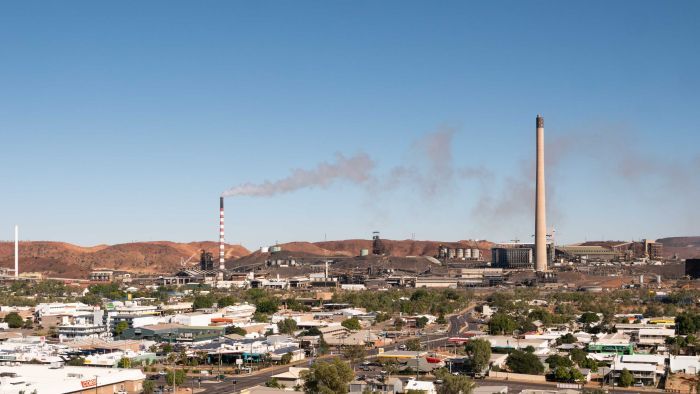 Mt Isa was named as the most polluted post code in Australia Photo: ABC