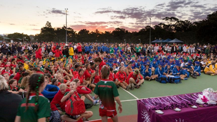 Thumbnail for Netballers everywhere you look, but completely COVID-safe, officials say