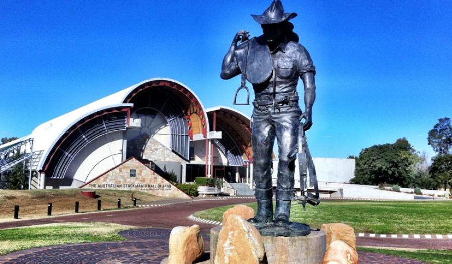 The Stockmen's Hall of Fame is flying high after a recent facelift (picture ABC).