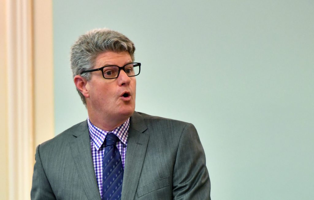 Queensland Tourism Minister Stirling Hinchliffe.  (Photo: AAP Image/Darren England)