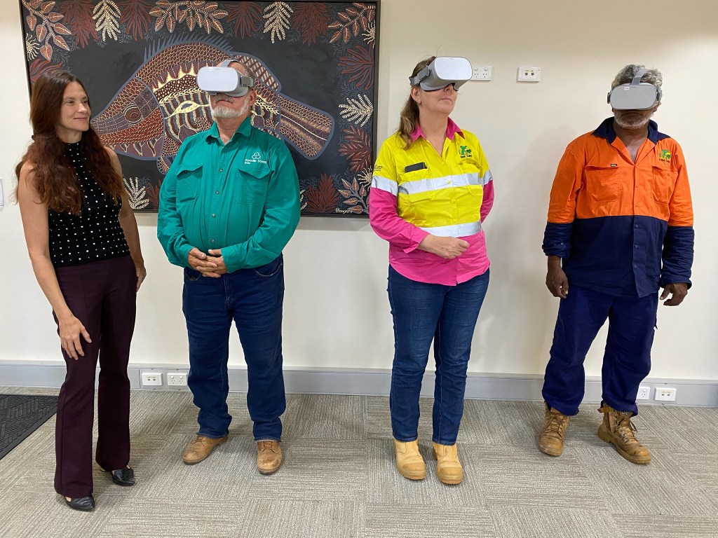 Burke Shire Council staff experience Next World virtual reality technology.