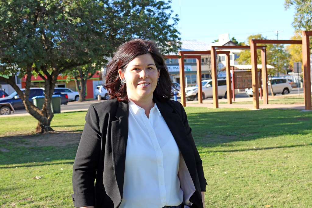 Balonne Shire Mayor Samantha O'Toole in the border town of Dirranbandi.