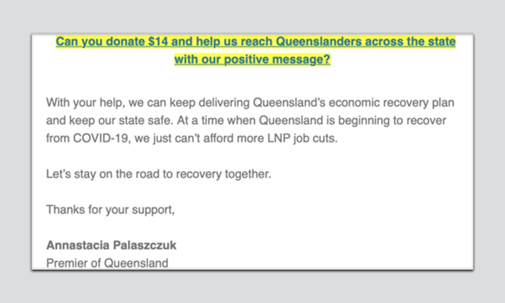 Thumbnail for LNP flush with funds, Labor goes cap in hand to corporates, households