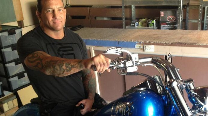 Prominent Mongols bikie Shane Bowden was shot multiple times outside his home at Pimpama.