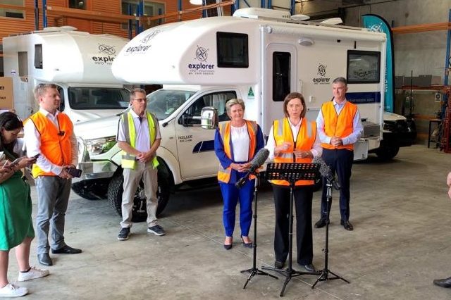 Thumbnail for Trains, boats and campervans as parties look to keep Queensland moving
